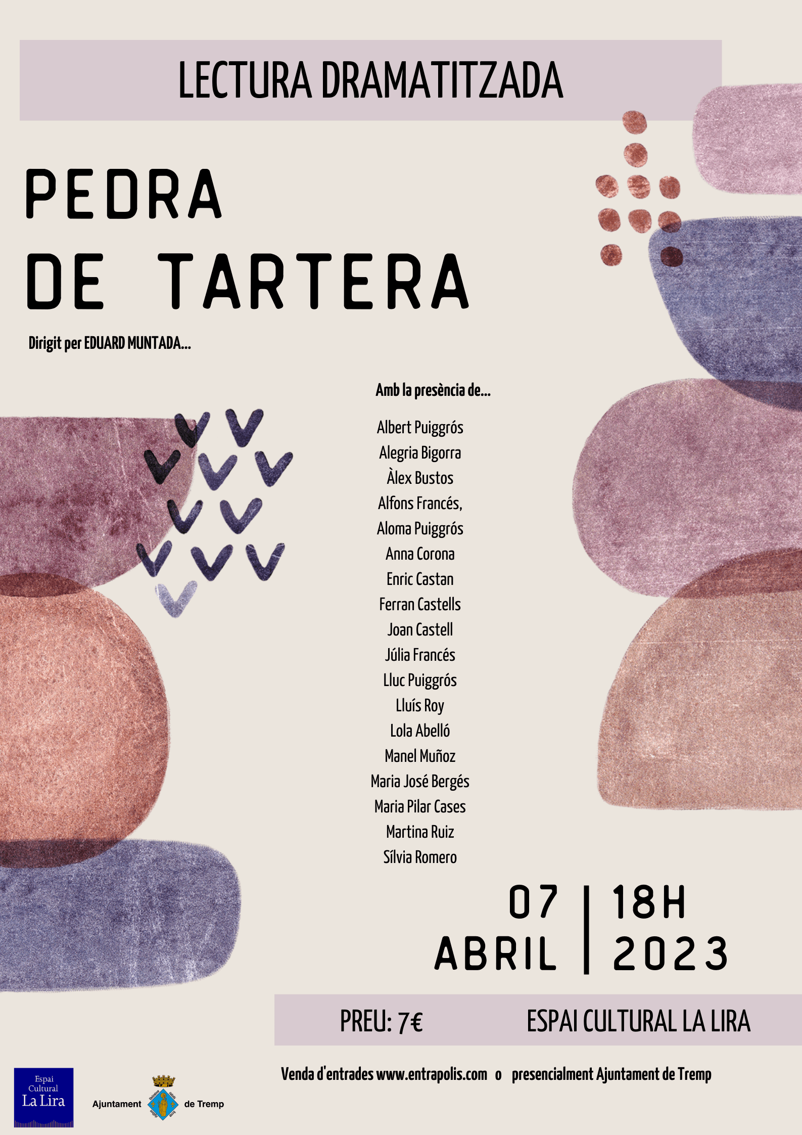 Lectura dramatitzada Pedra de Tartera
