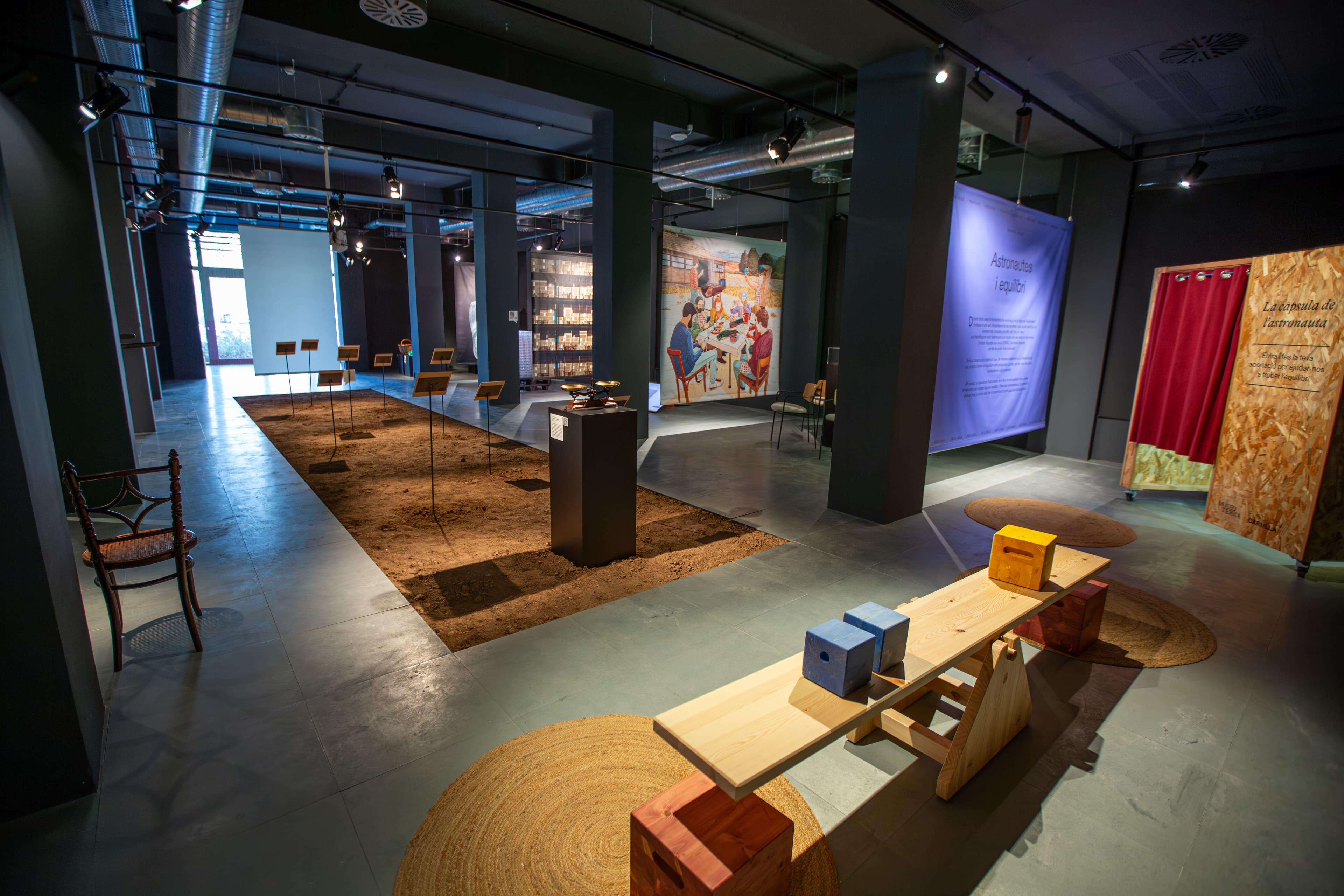 Visita comentada a l'exposició «Peus a terra»