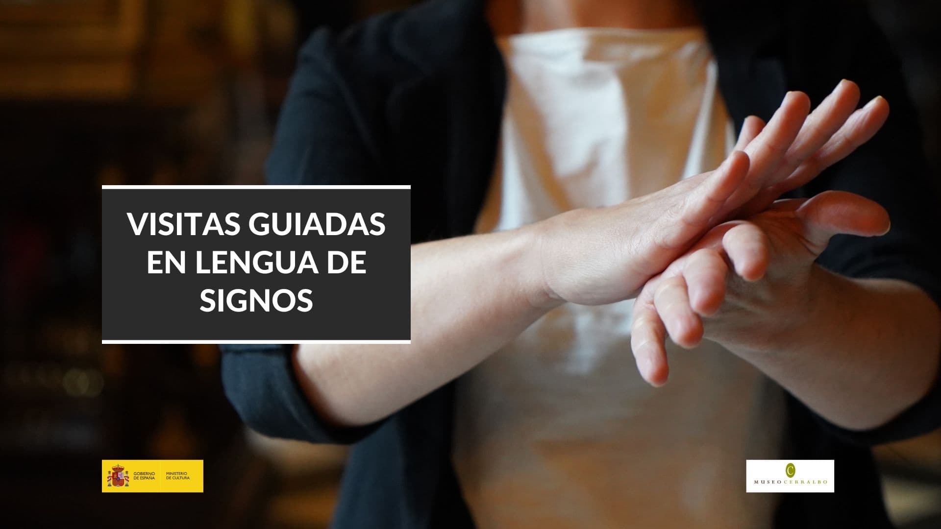 Visita guiada en lengua de signos