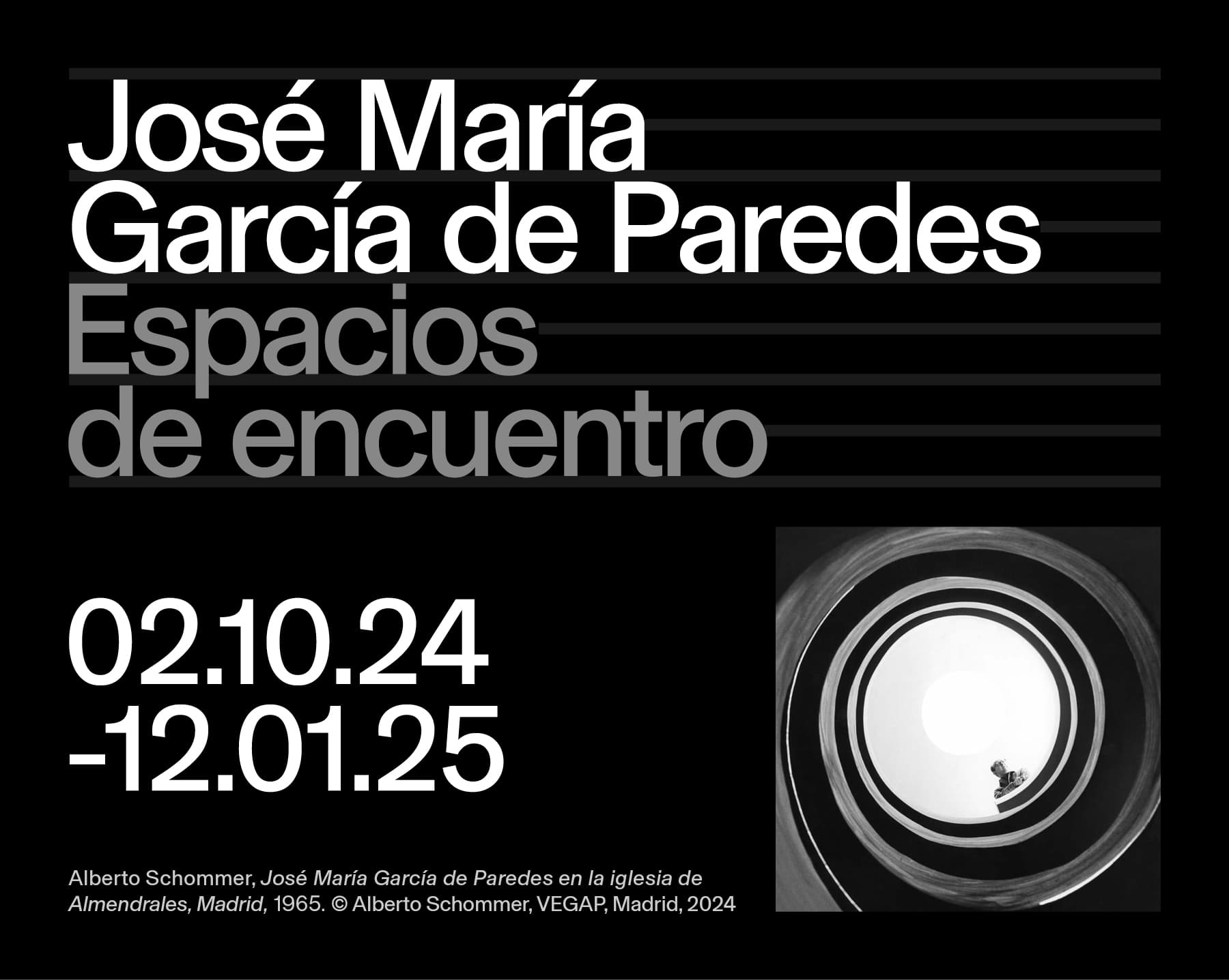 Exposición "José María García de Paredes. Espacios de encuentro" (Diciembre)