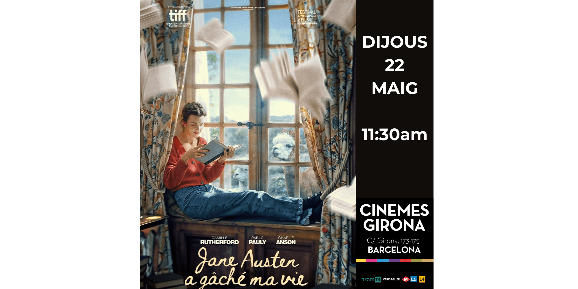 Jane Austen arruinó mi vida. SESSIÓ MATINAL