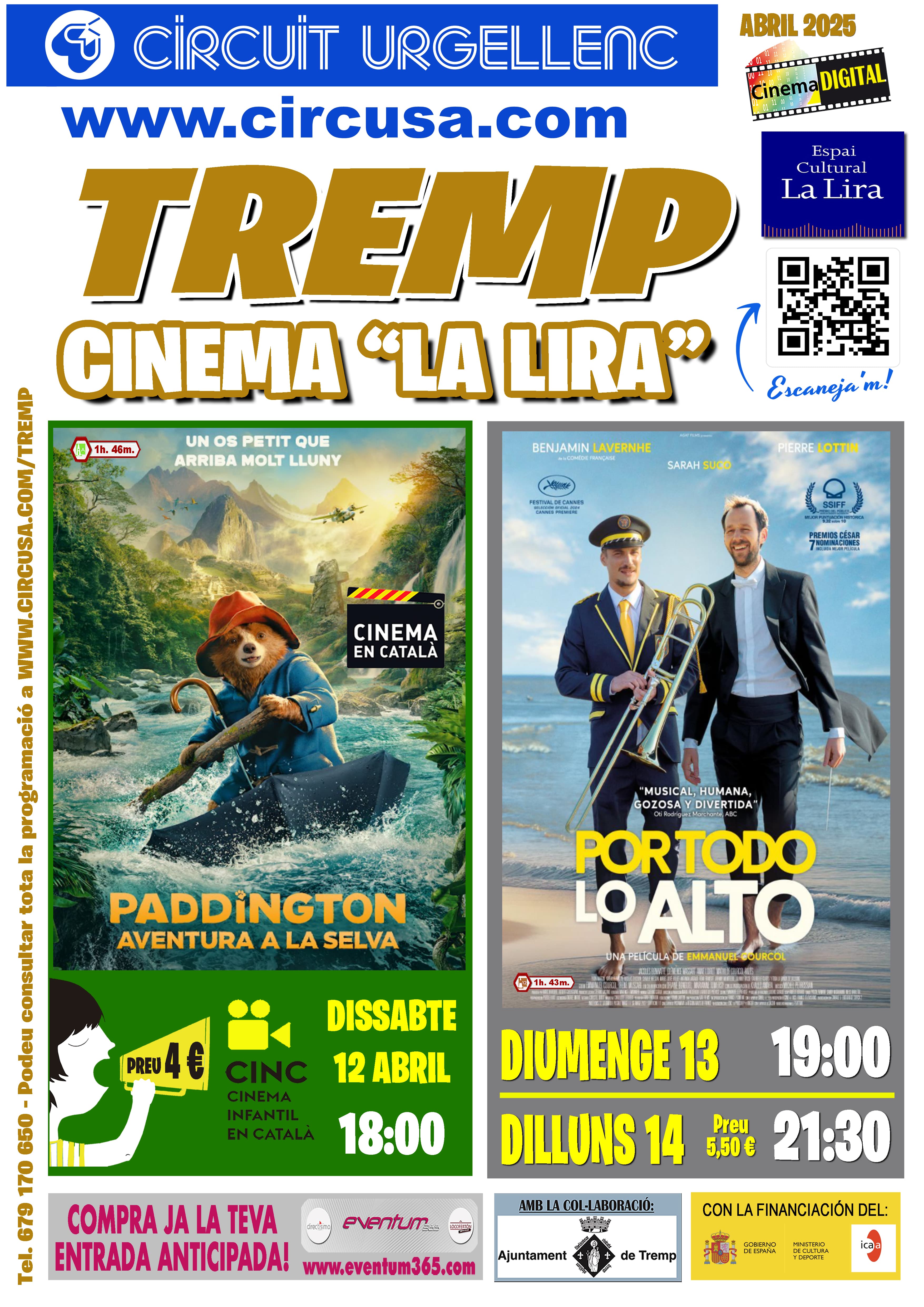 Cinema per aquest cap de setmana. Por todo lo alto