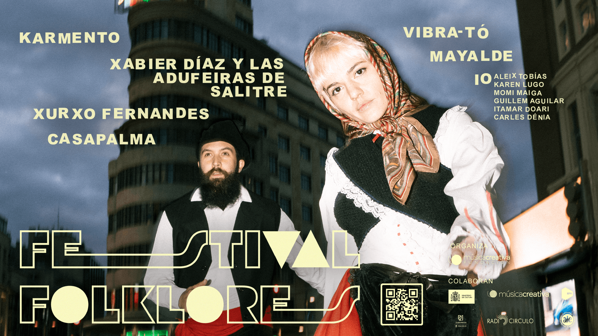 Concierto: Karmento + Xabier Díaz y las Adufeiras de Salitre + IO