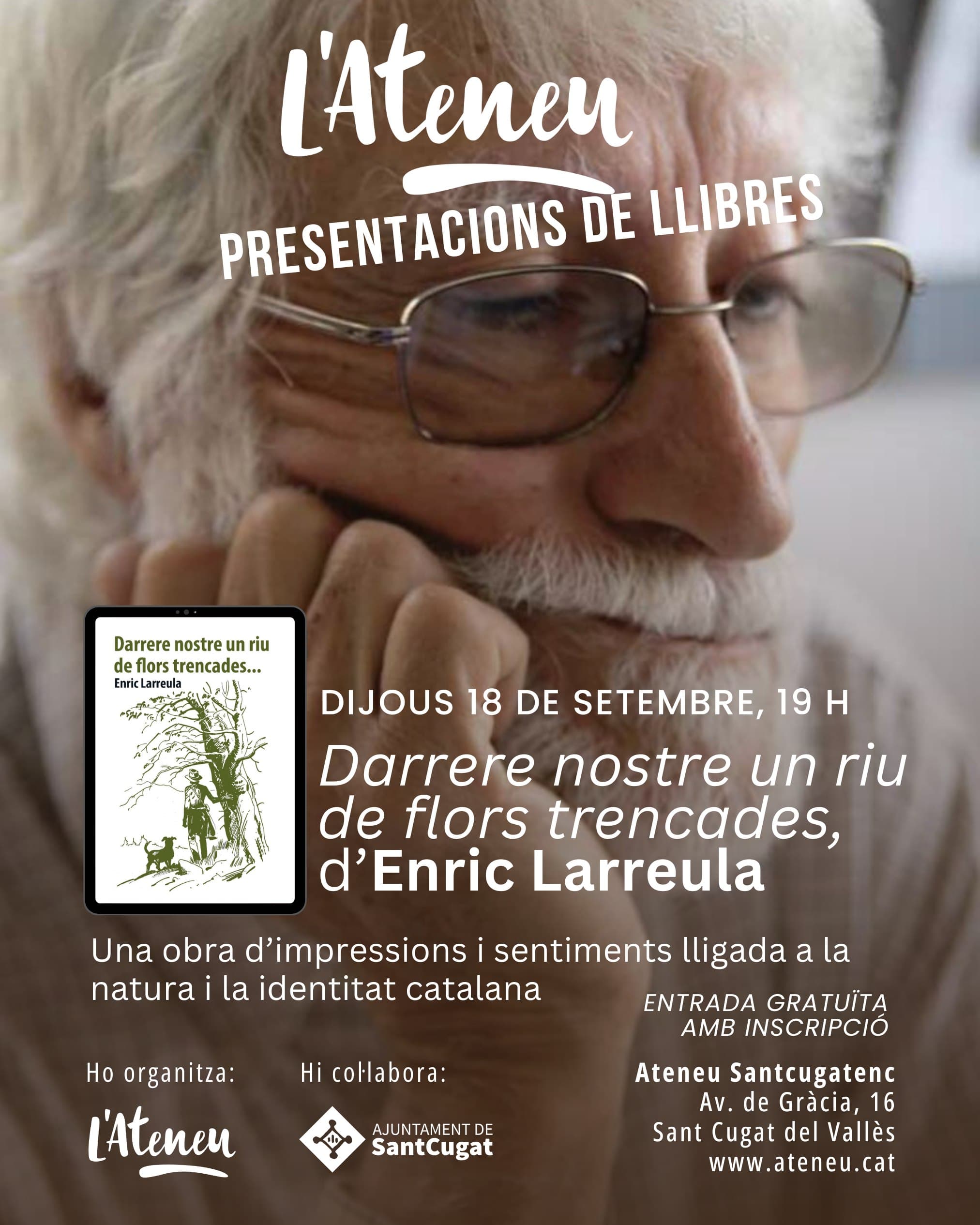 “Darrere nostre un riu de flors trencades”, d’Enric Larreula