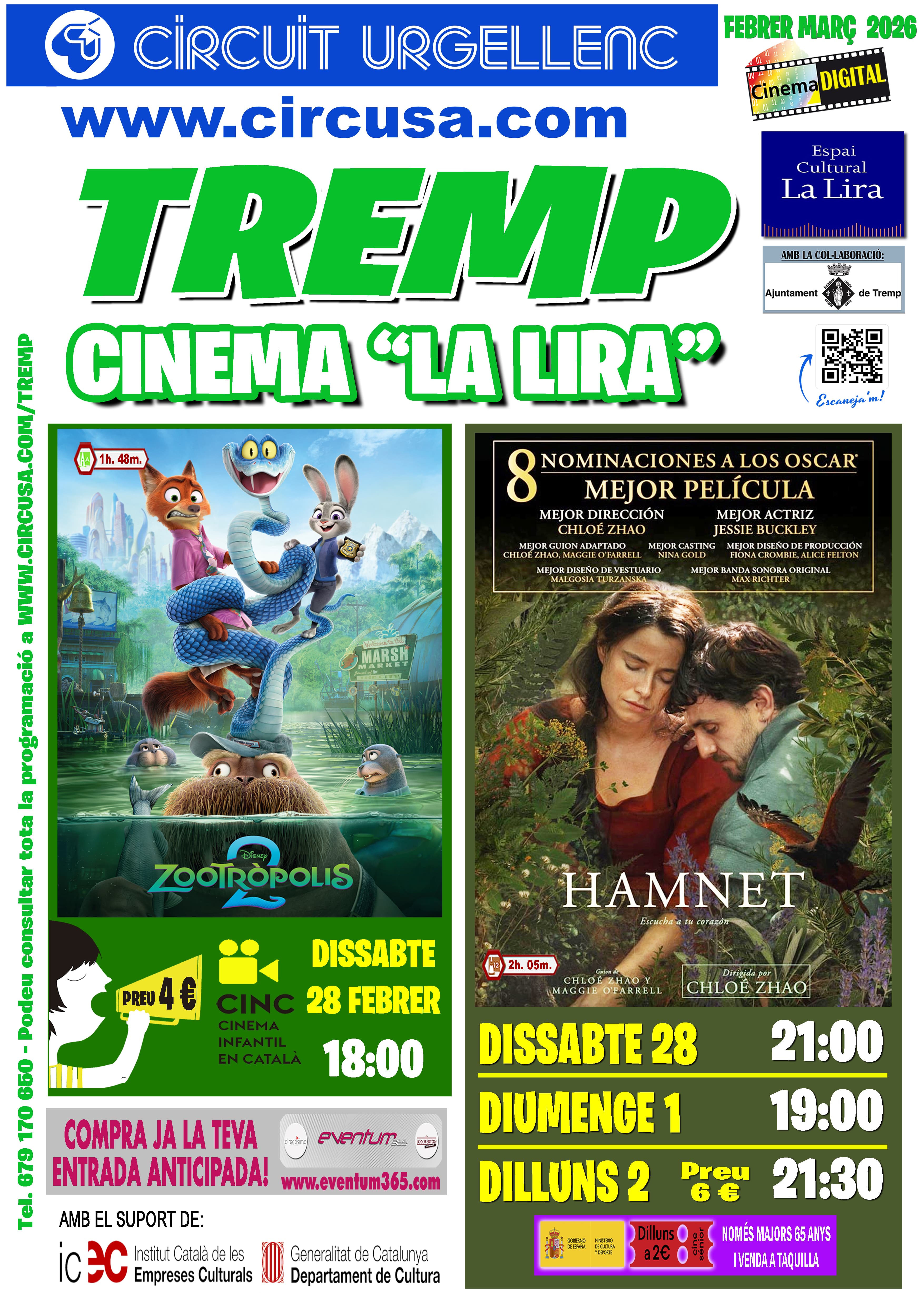 Cinema en català per aquest cap de setmana. ZOOTRÒPOLIS 2