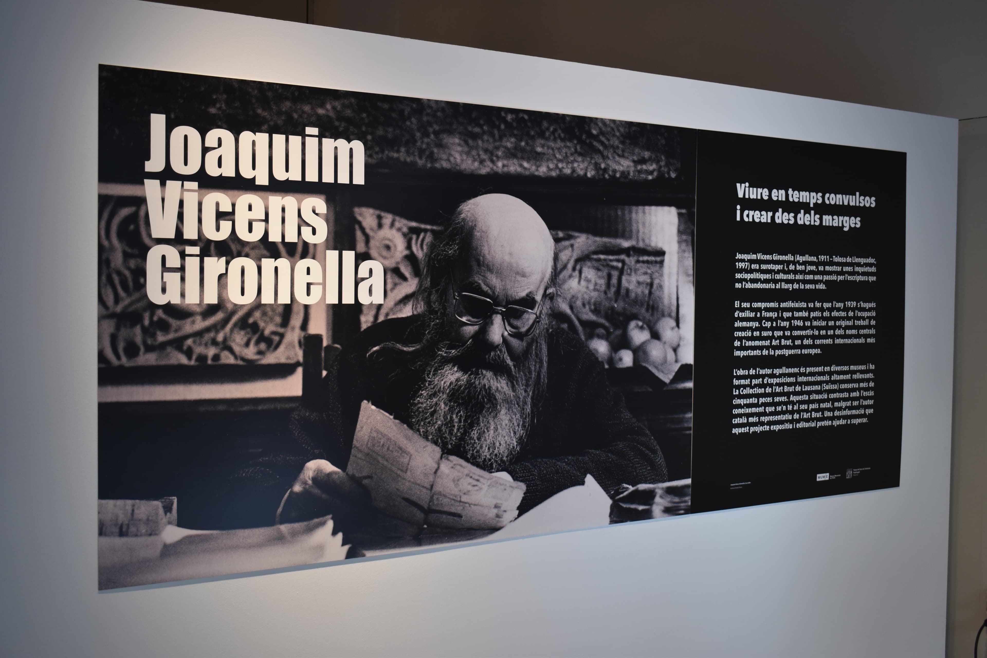 Exposició temporal Joaquim Vicens Gironella. Viure en temps convulsos i crear des dels marges.