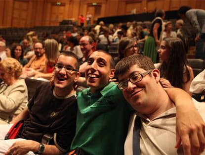 People with autism enjoying a cultural activity